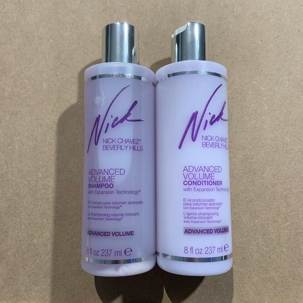 Nick Chavez advanced volume shampoo & conditioner